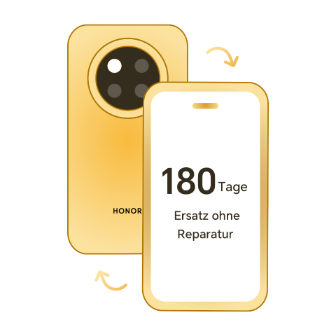 180 Tage Ersatz ohne Reparatur x 1 Mal für HONOR 400 Pro