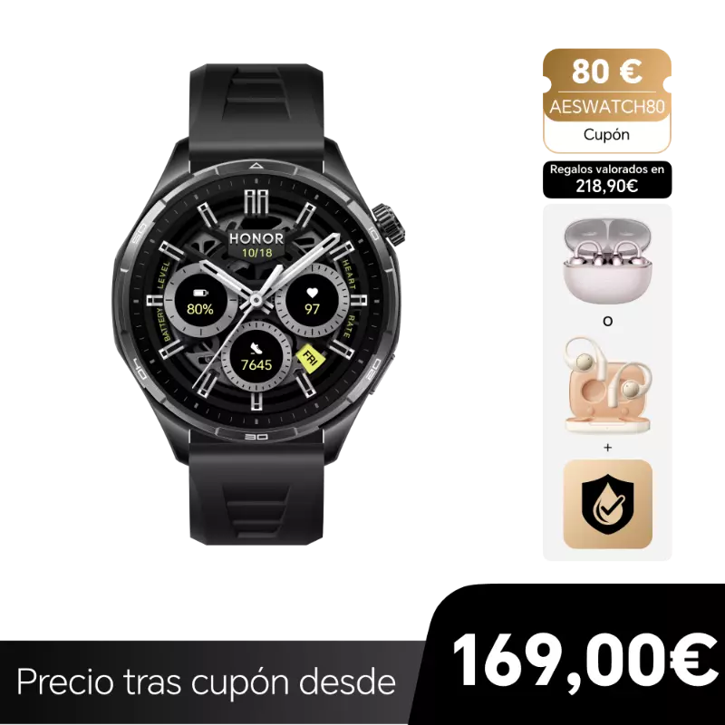 HONOR Watch 6, hasta 35 d¨ªas de bater¨ªa, resistencia al agua